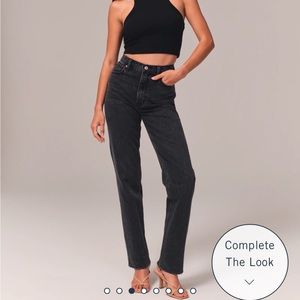 Ultra High Rise 90s Straight Jean Abercrombie and Fitch